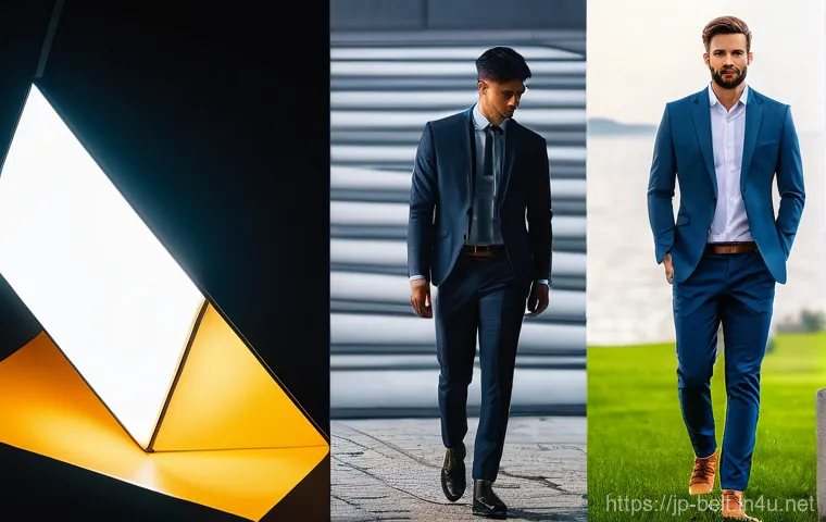 발렌시아가 로고 벨트와 디올 오블리크 벨트 비교 - Here are three detailed image prompts in English, ensuring no markdown syntax for headings and adher...