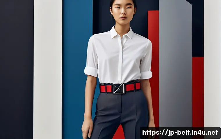 로에베 게이트 벨트와 퍼즐 벨트 스타일 관련 이미지 1